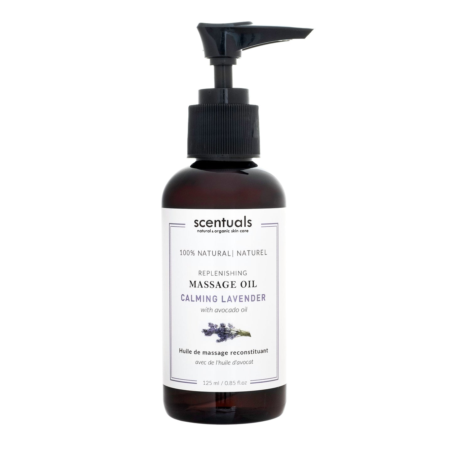 Scentuals - Body & Massage Oil - 125ML Calming Lavender
