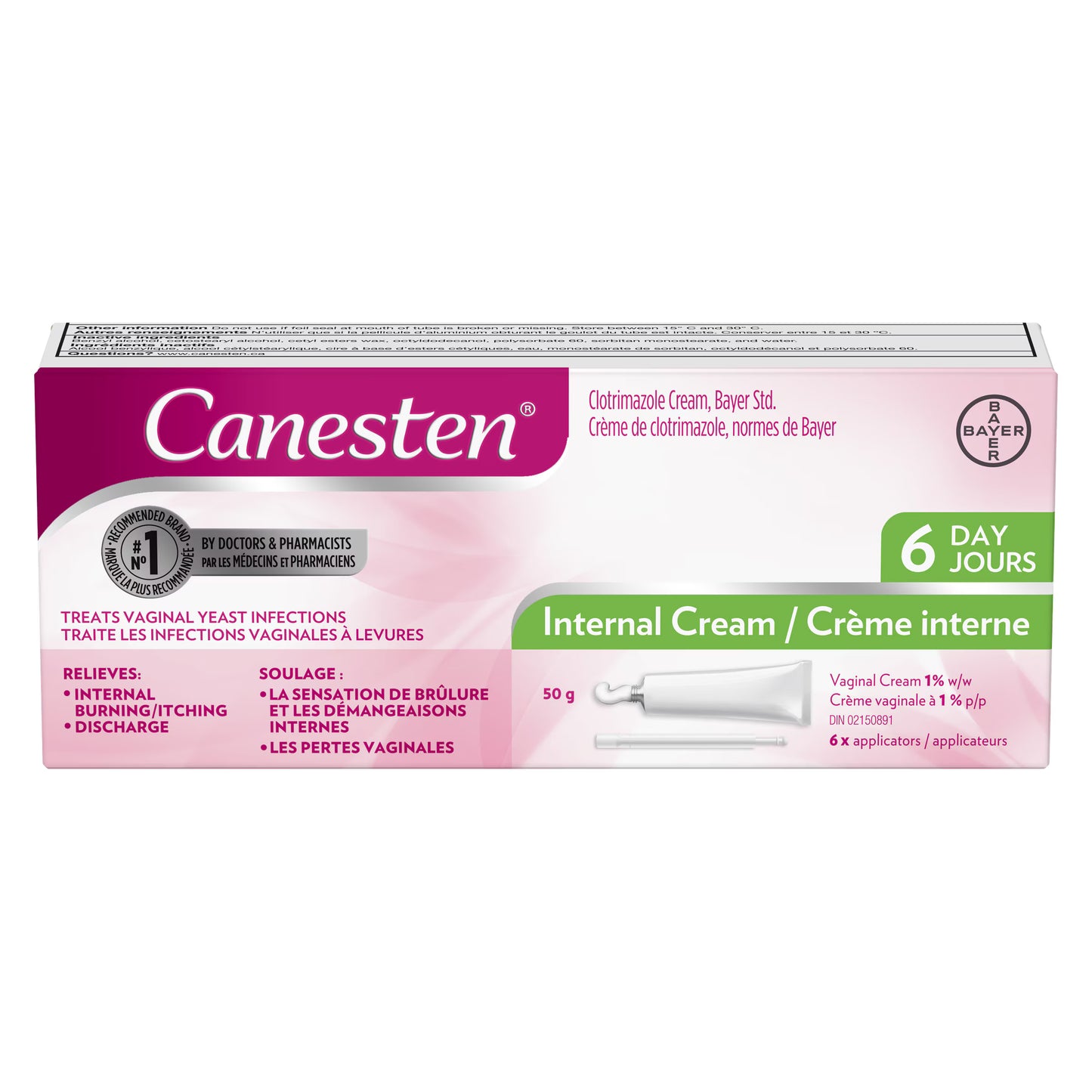 Canesten Vaginal Cream 6 Day