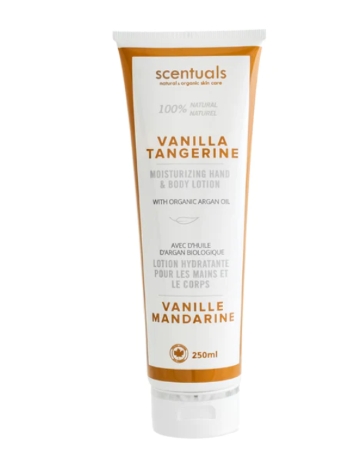 Scentuals - Hand & Body Lotion - 250ML Vanilla Tangerine