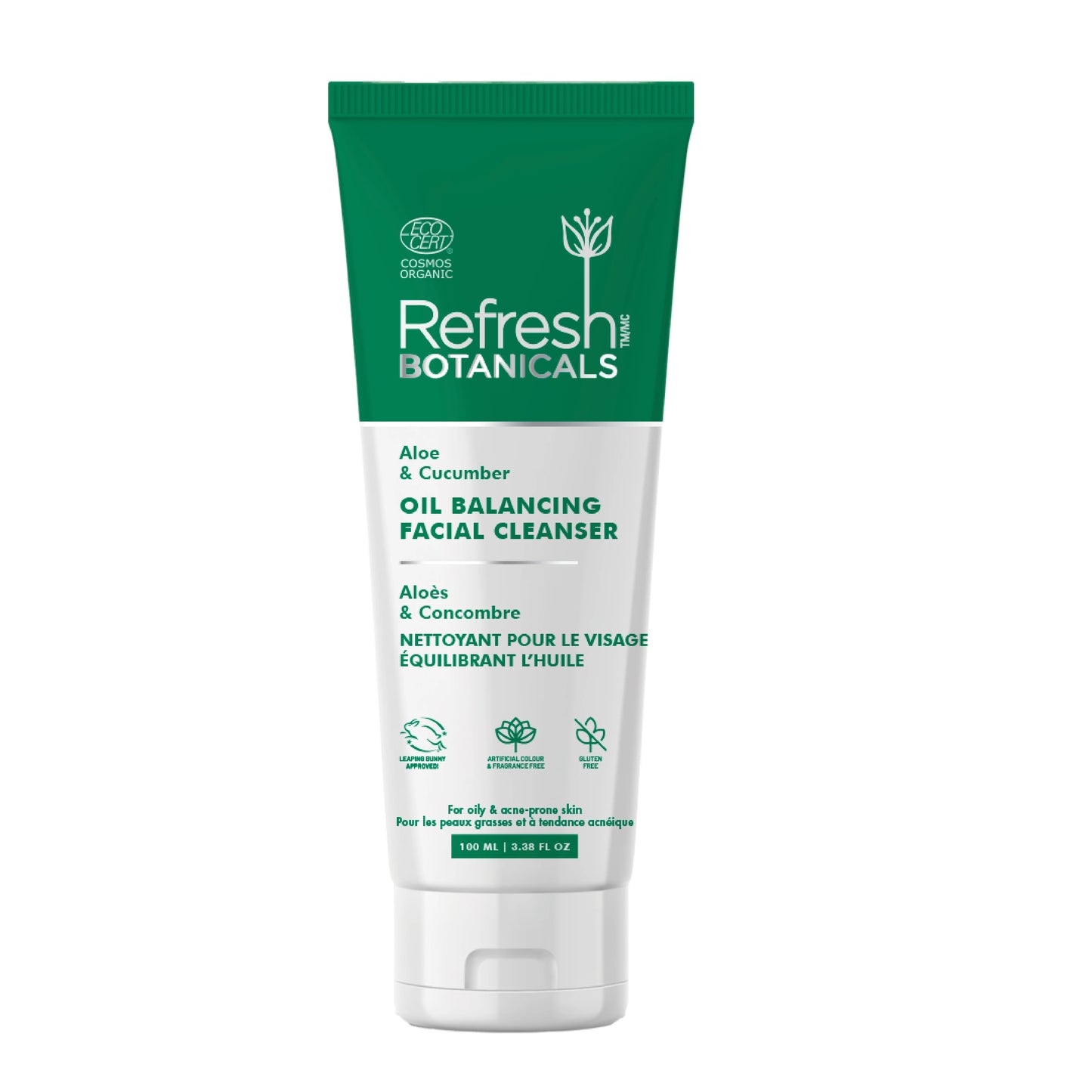 REFRESH BOTANICALS Oil Balancing Facial Cleanser, 100ml