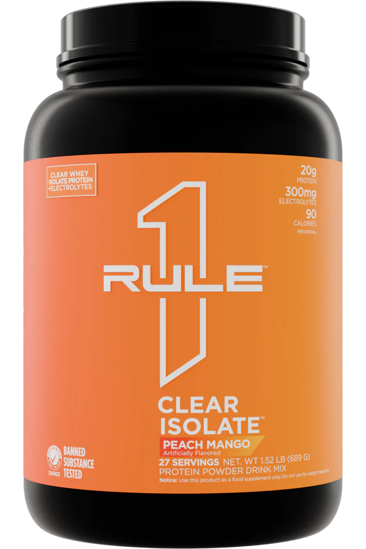 RULE 1 R1 CLEAR ISOLATE 1.52lbs PEACH MANGO
