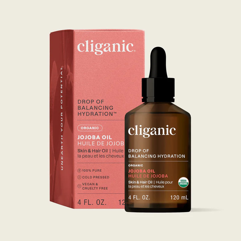 CLIGANIC Organic Jojoba Oil, 120ml