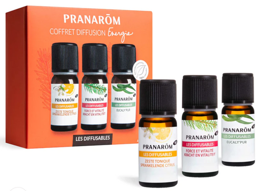 Pranarom - Energy Diffusion Set - 3 x 10 ml