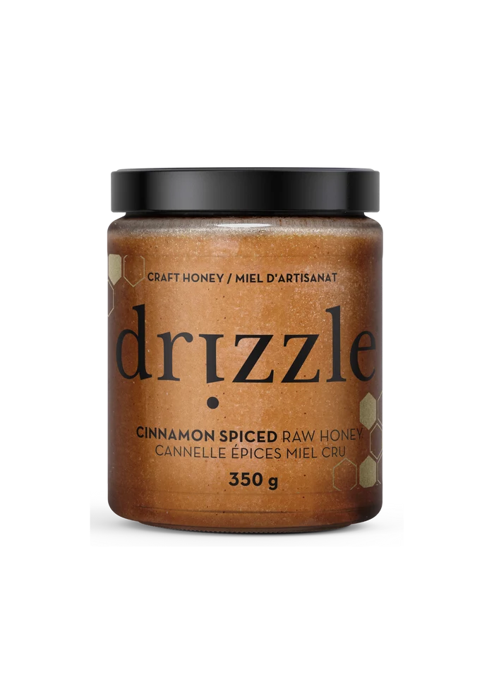 Drizzle Honey - Cinnamon Spiced Raw Honey - 350g