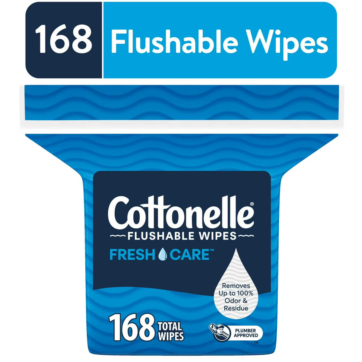 COTTONELLE WIPES FLUSHABLE REF 168