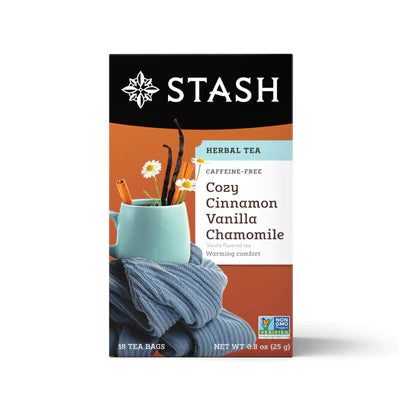 STASH TEA Premium Caffeine Free Herbal Teas STASH TEA Premium Caffeine Free Herbal Teas Cozy Cinn Vanilla Chamomile 18bg