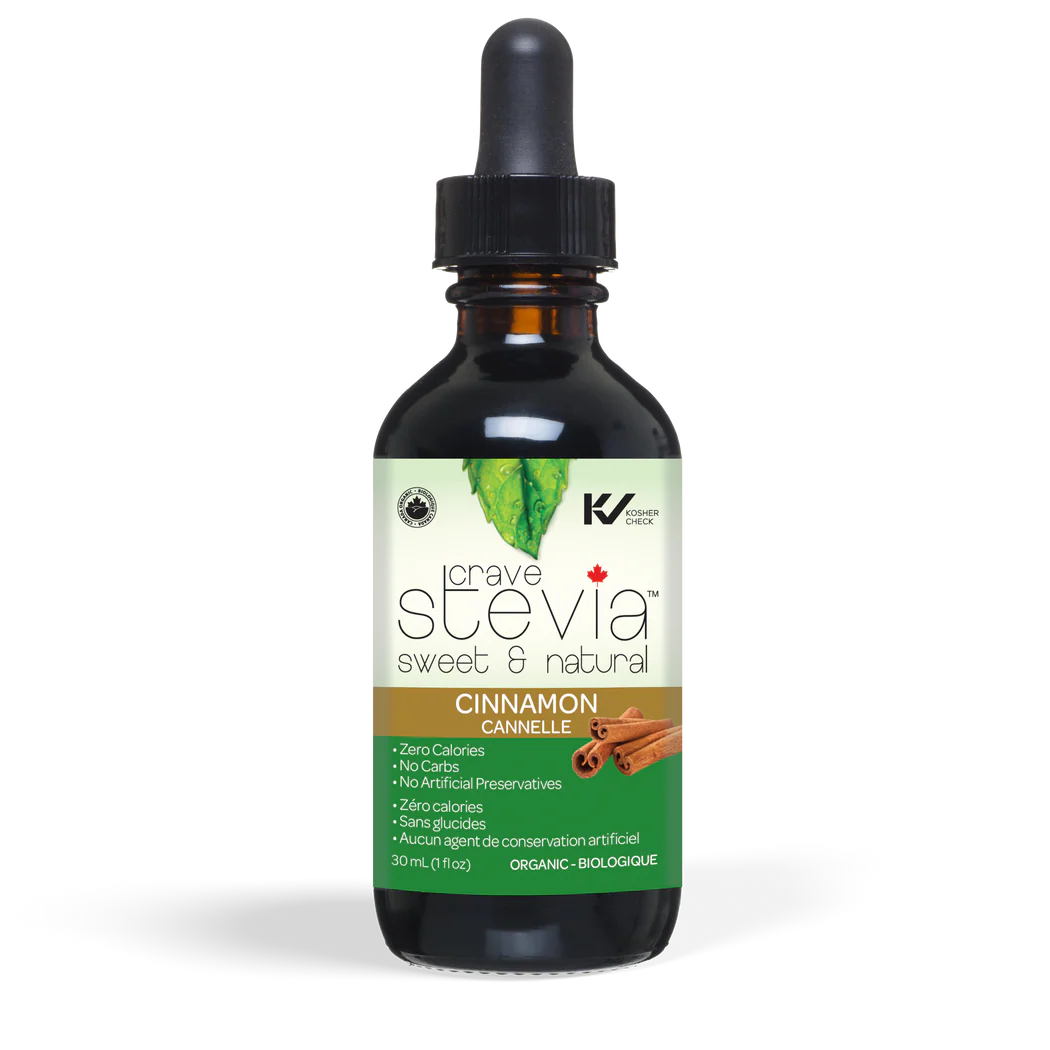 CRAVE STEVIA   Cinnamon Liquid Stevia 30ml