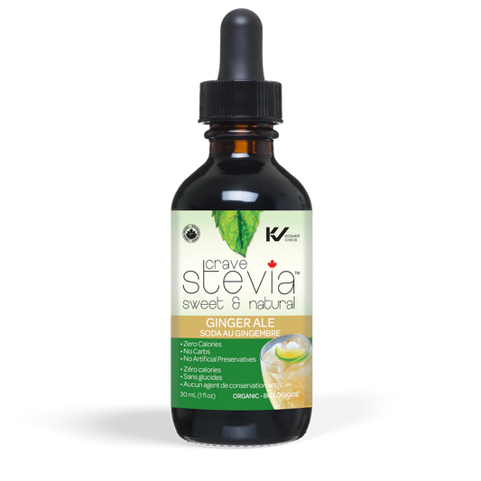 CRAVE STEVIA   Ginger Ale Liquid Stevia 30ml