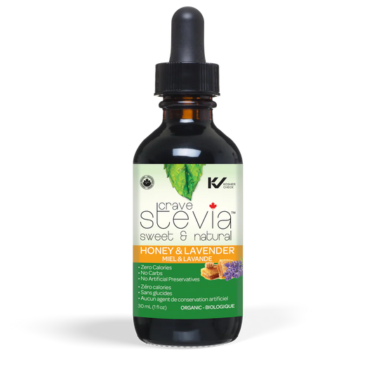 CRAVE STEVIA   Honey & Lavender Liquid Stevia 30ml