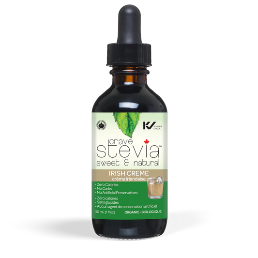 CRAVE STEVIA   Irish Creme Liquid Stevia 30ml