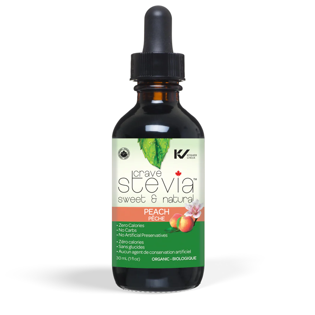 CRAVE STEVIA   Peach Liquid Stevia 30ml