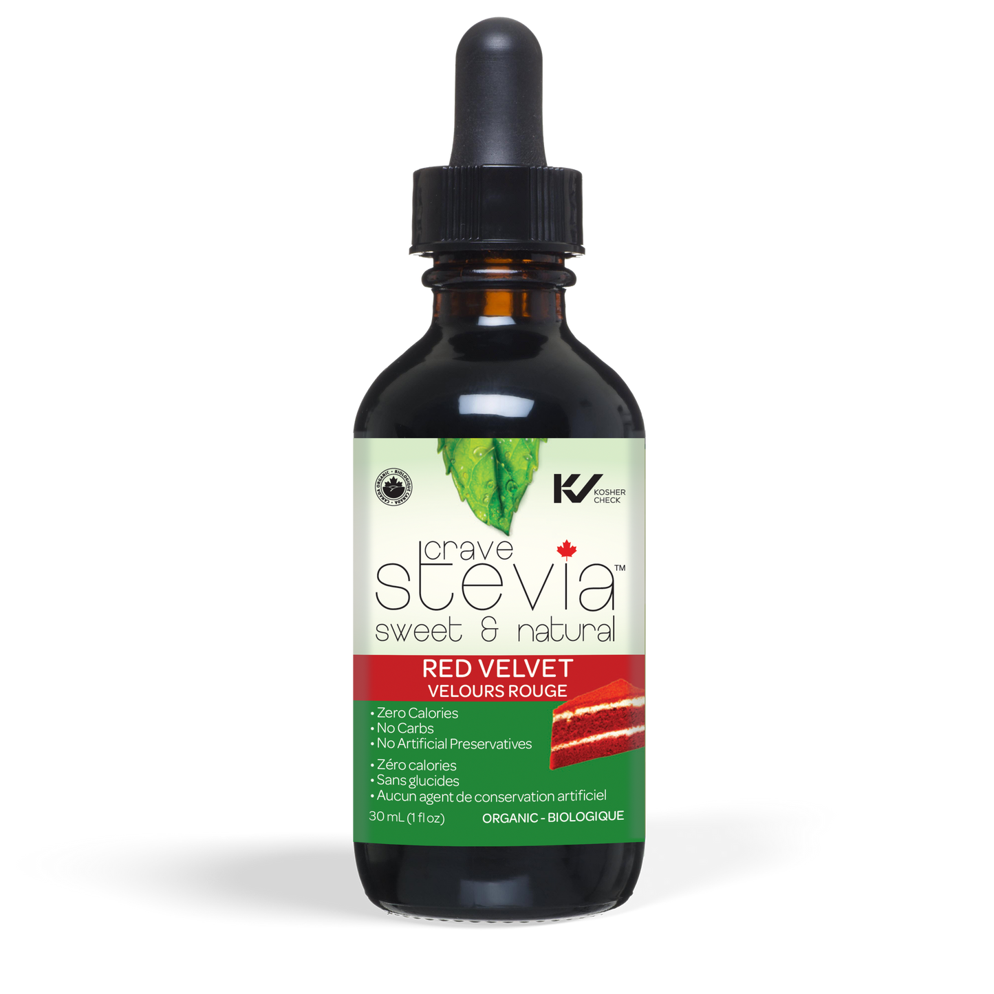 CRAVE STEVIA   Red Velvet Liquid Stevia 30ml