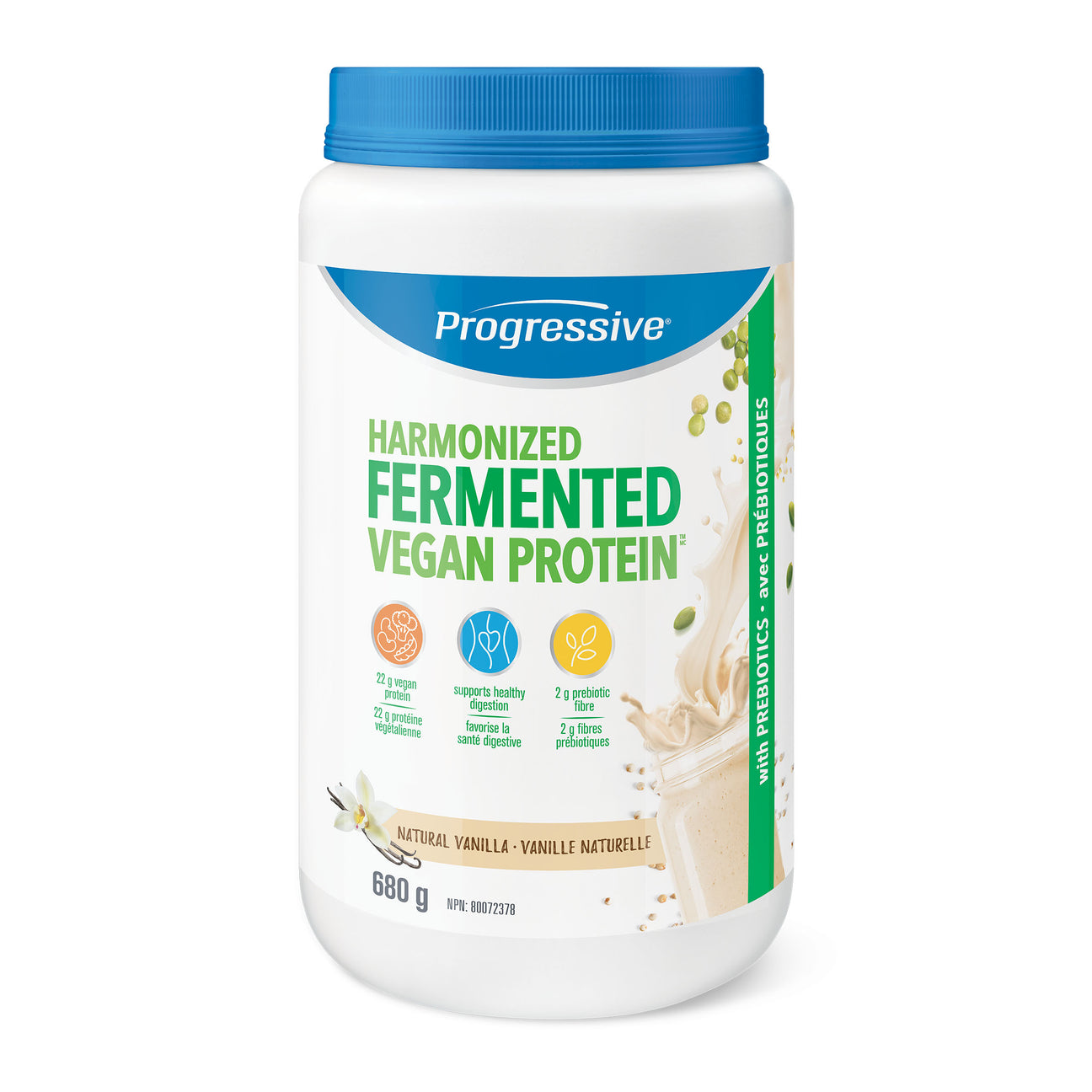 Progressive Fermented Vegan Protein 680g Vanilla