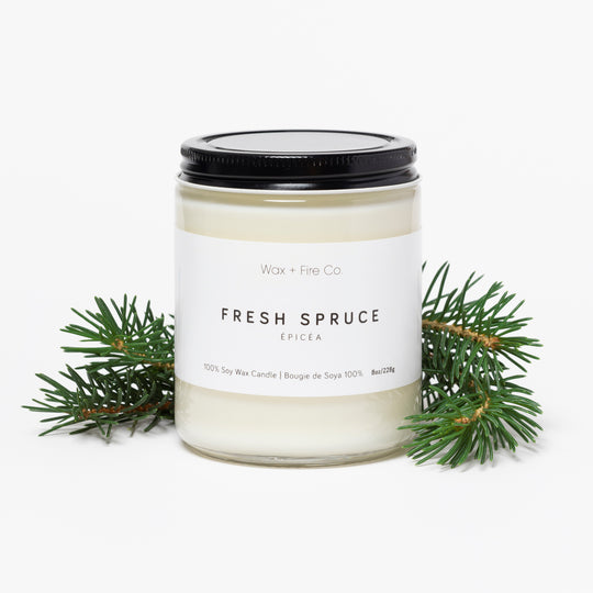 Wax + Fire Co. SPRUCE Soy Candle