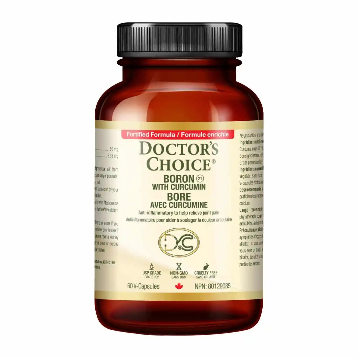 DR. CHOICE   Boron w/Curcumin  60 vcaps