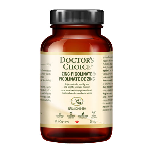 DR. CHOICE   Zinc Picolinate 50mg - 90vcaps