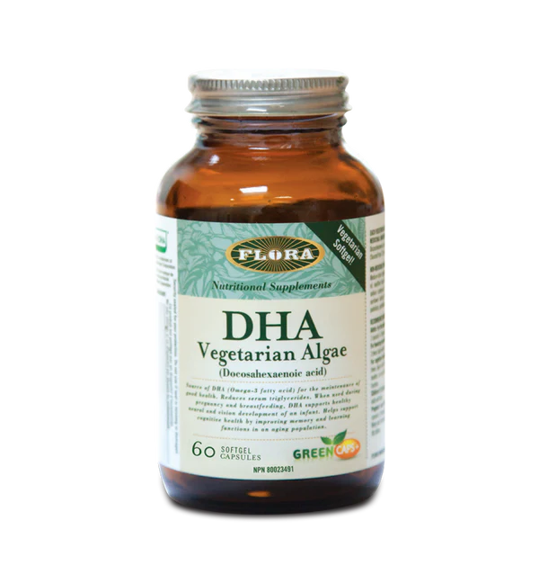 Flora DHA Vegan Algae 250mg60 softgels