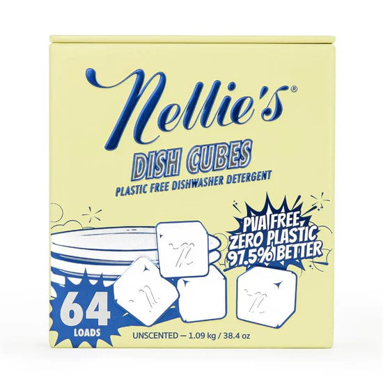 NELLIE'S * Dishwasher Cubes, 64 Loads