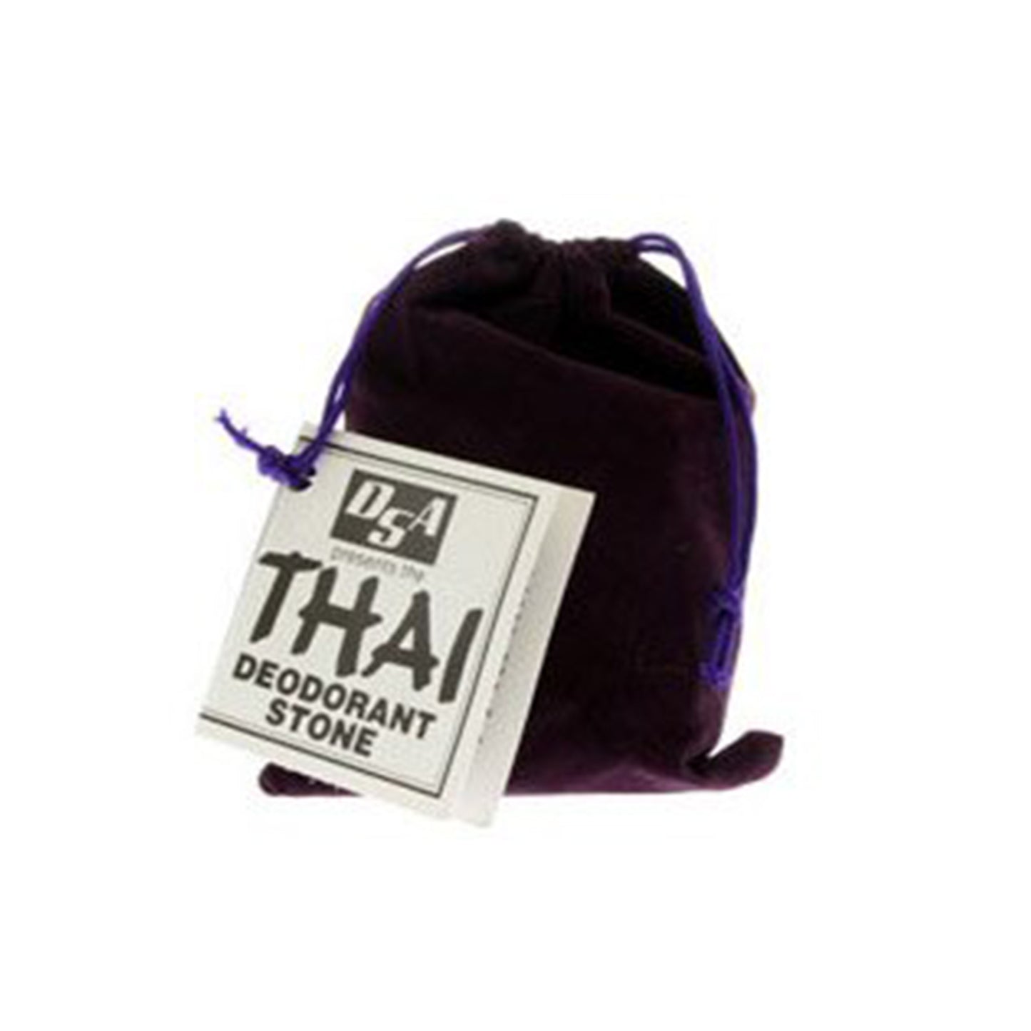 DEODORANT STONES OF AMERICA Thai Deod Stone, Velvet Pouch 160g