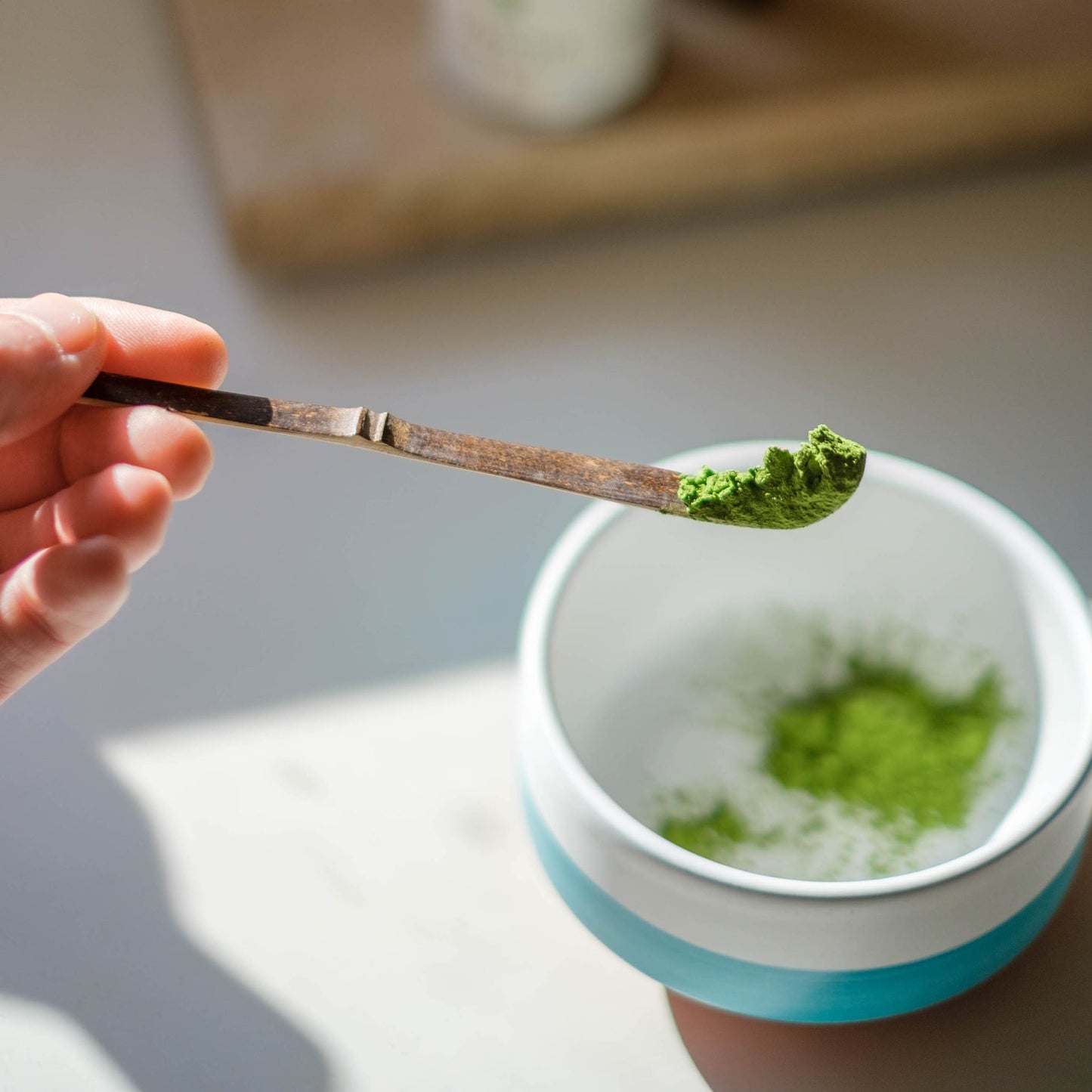 TWO HILLS TEA Bambo Spoon (Chashaku) For Matcha