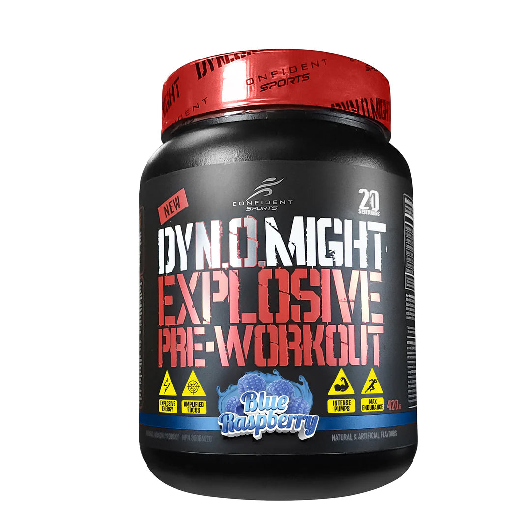 CONFIDENT SPORTS - Dynomight BR - 420 g - Blue Raspberry