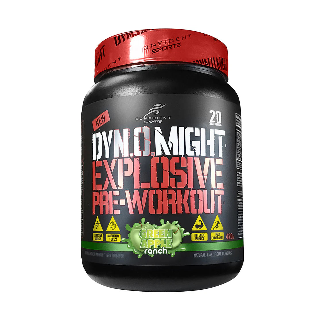 CONFIDENT SPORTS - Dynomight GA - 420 g - Green Apple Ranch