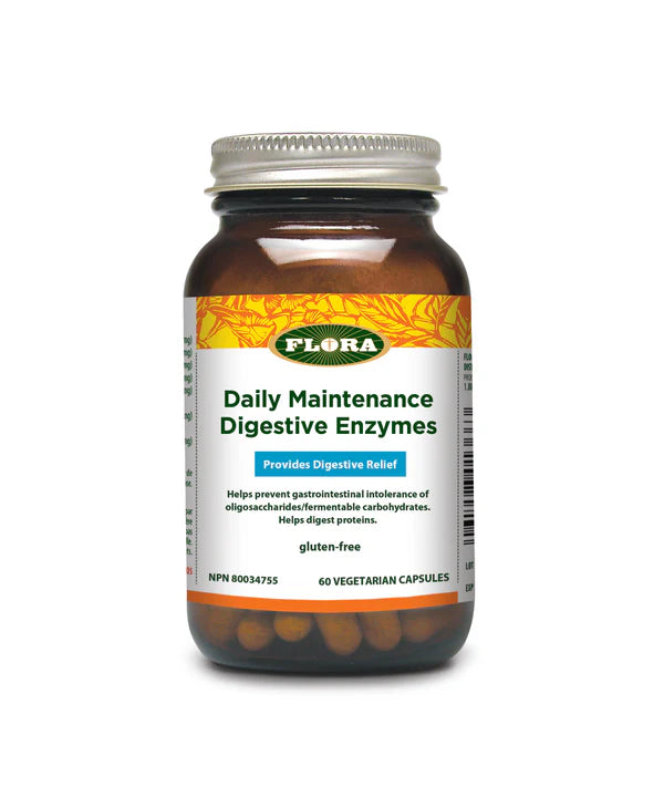 Flora Daily Maintenance Digestive Enzymes60 caps