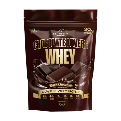 CONFIDENT SPORTS - Chocolate Lovers Whey - 907 g - Dark Chocolate