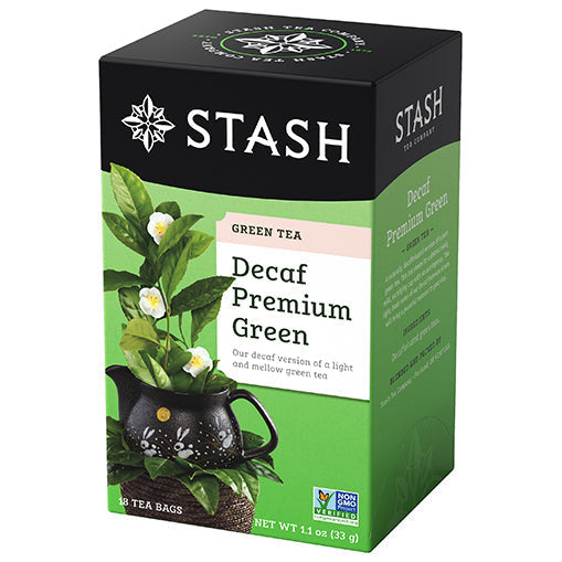 STASH TEA Premium Decaffeinated Tea Blends STASH TEA Premium Decaffeinated Tea Blends Decaf Premium Green Tea 18bg