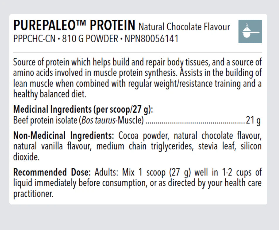 Design for health PurePaleo™ Protein Chocolate 810g Powder