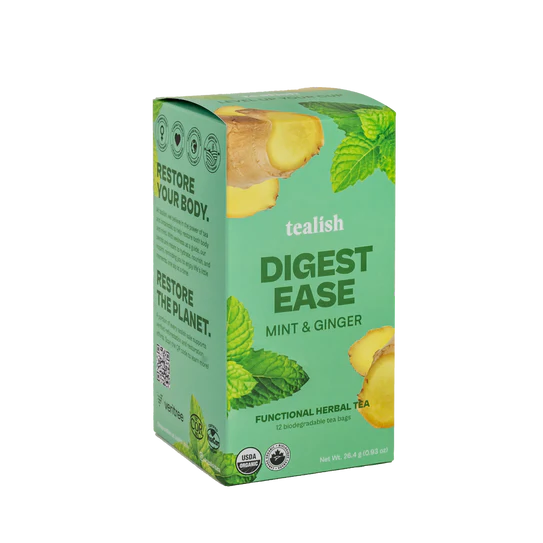 Tealish Functional Tea | Digest Ease | 12 Count