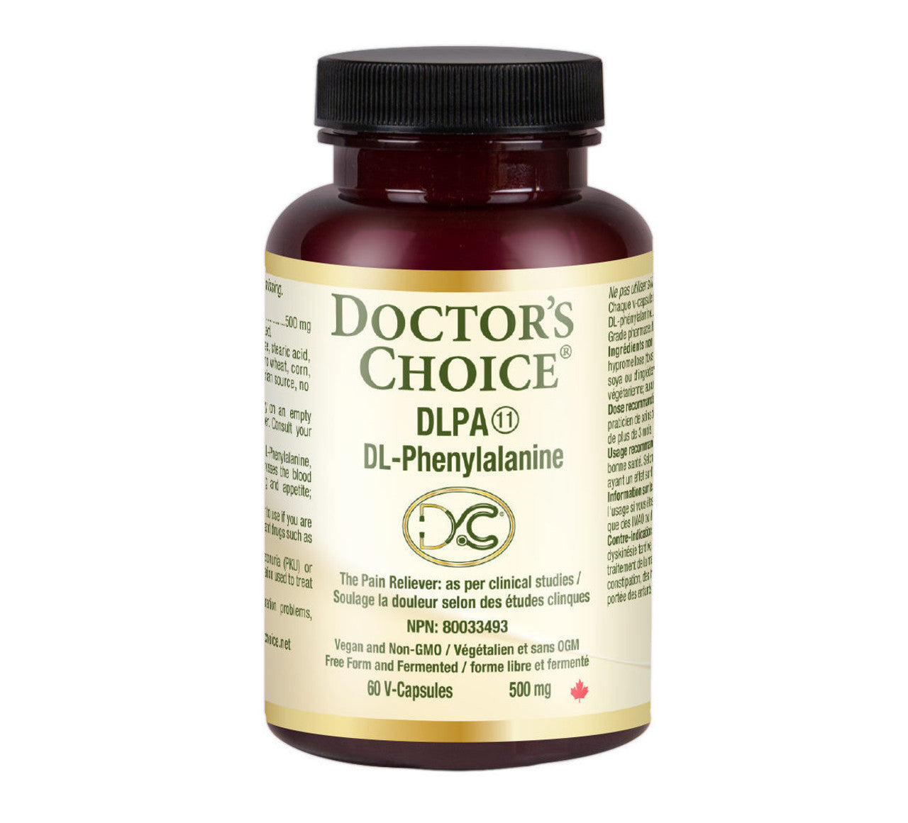 LIFE CHOICE DLPA 500mg, 60vcaps
