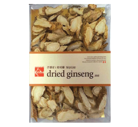 SAHM's Canadian Ginseng Dried Ginseng - Sliced 150g*