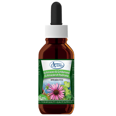 Omega Alpha Echinacea & Goldenseal | Natural Flav 50 mL