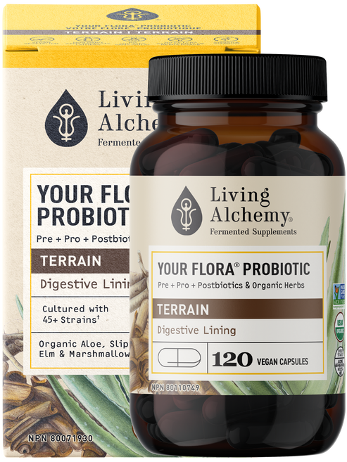 Living Alchemy Your Flora Probiotics TERRAIN: Digestive Lining 120caps