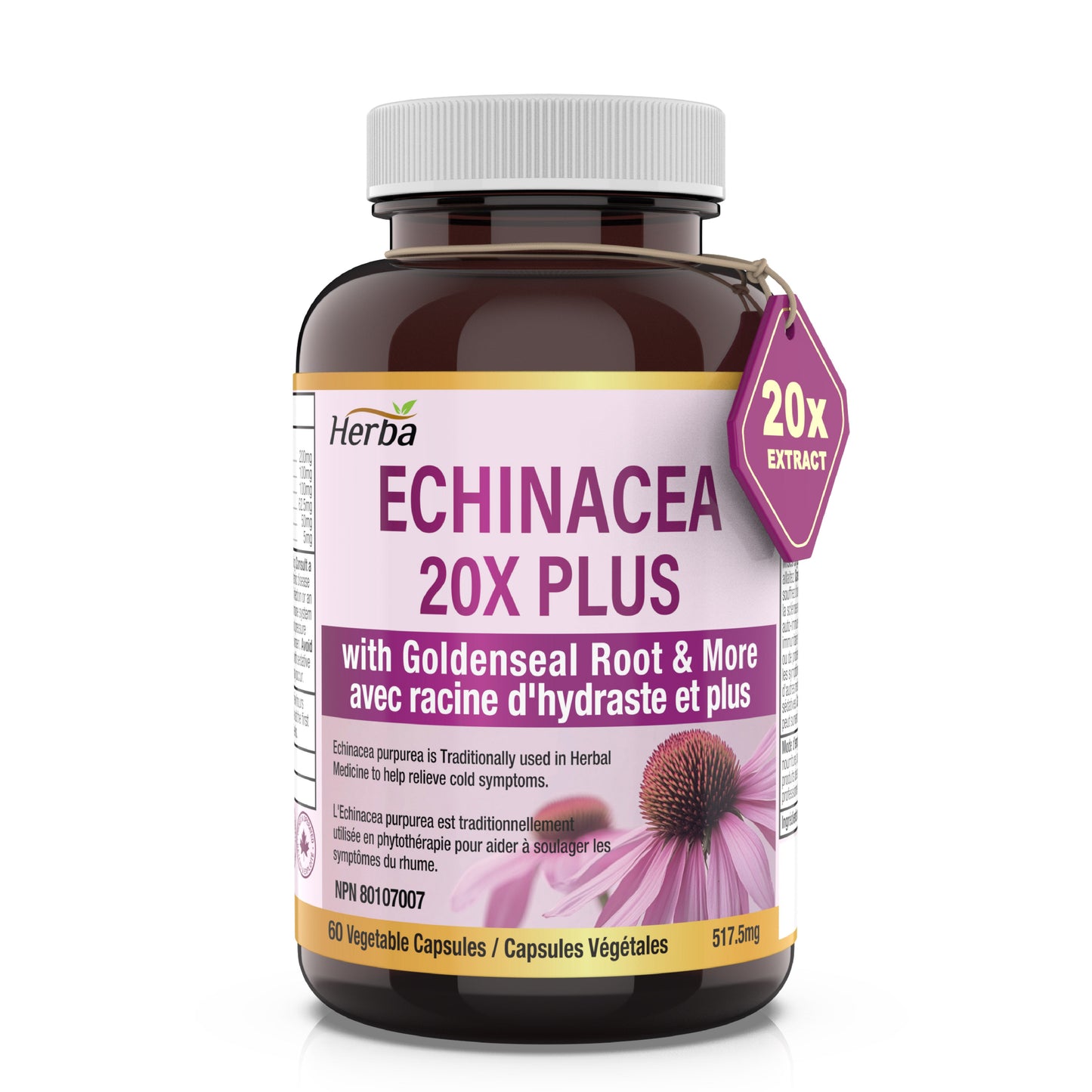 Herba Echinacea 517mg - 60 Capsules