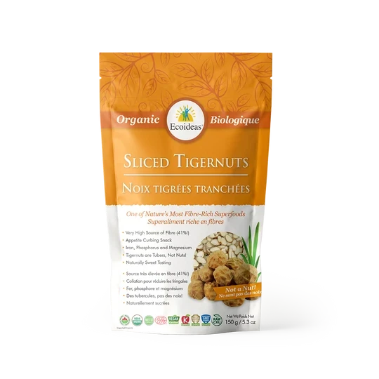 Ecoideas_Organic Fair Trade Tigernuts - Sliced_150g