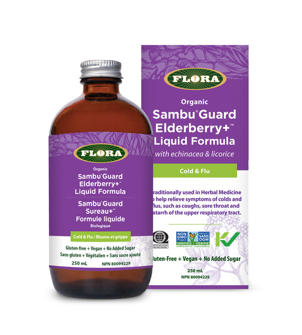 Flora_Sambu Guard® Elderberry+ Liquid Formula_250 mL