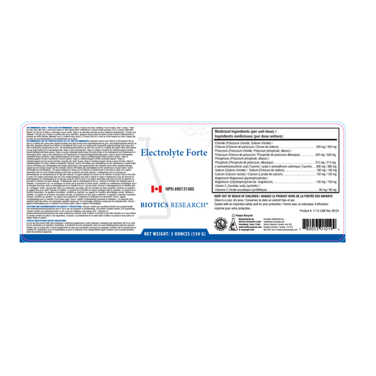 Biotics Research - Electrolyte forte 150g