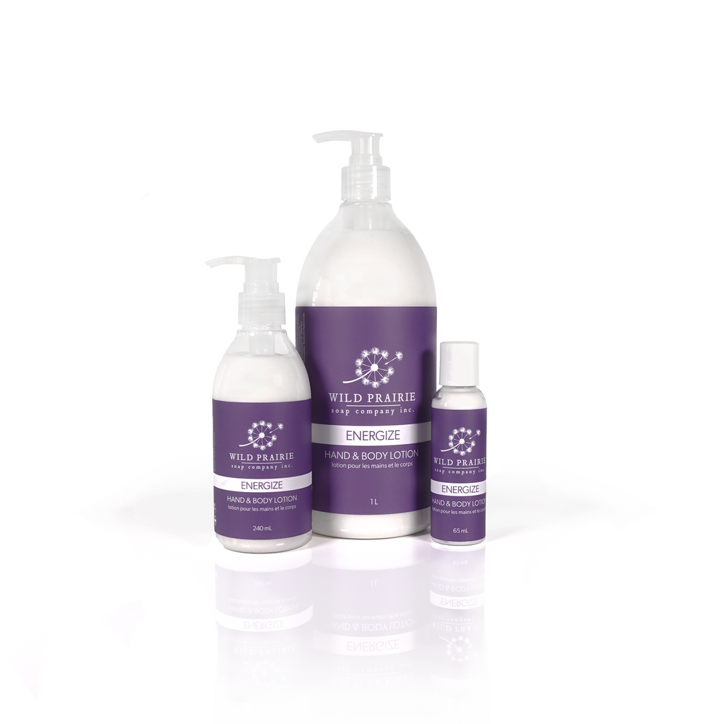 Wild Prairie Soap-Energize Hand & Body Lotion - 65 ml