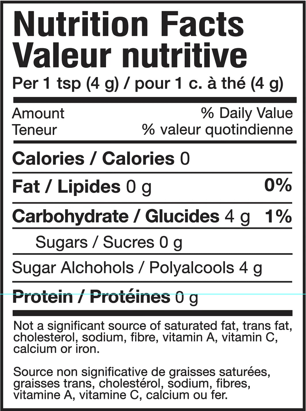CRAVE STEVIA   Erythritol 400g