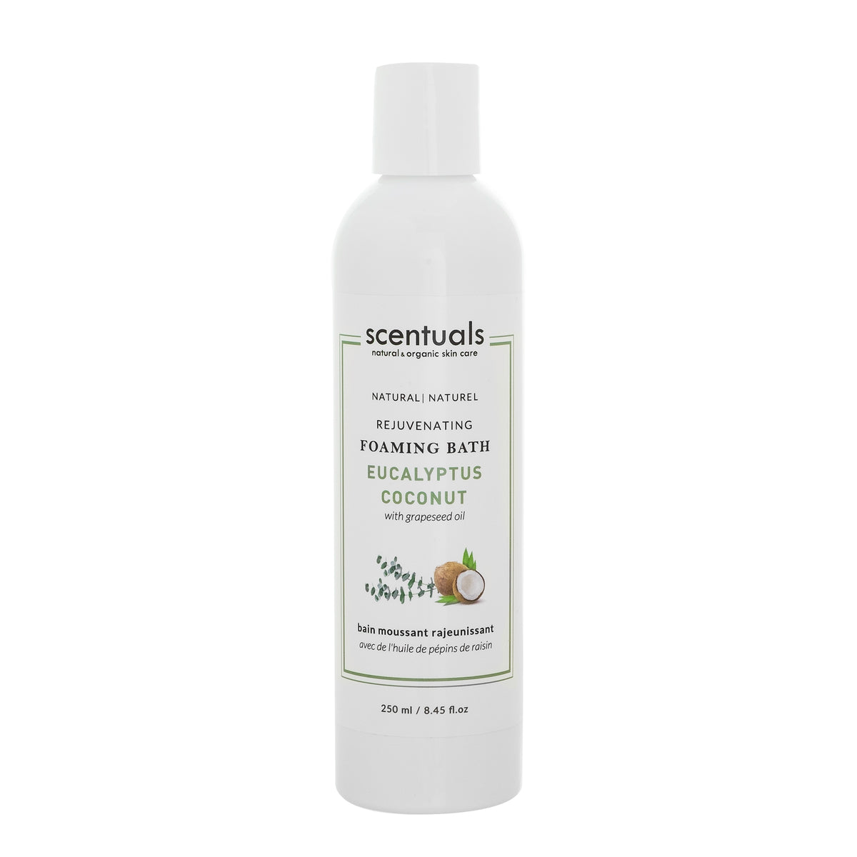 Scentuals - Hand & Body Lotion - 250ML Body Milk - Eucalyptus Coconut