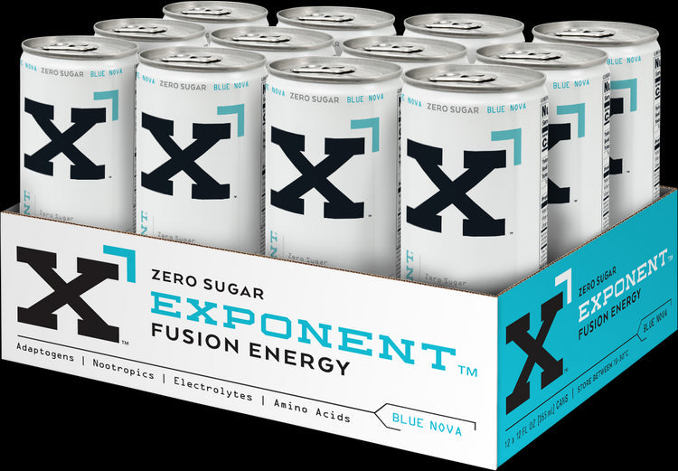 Exponent Energy Exponent Energy Drink Flavour: Blue Nova
Container Size: 355 mL Pack of 12