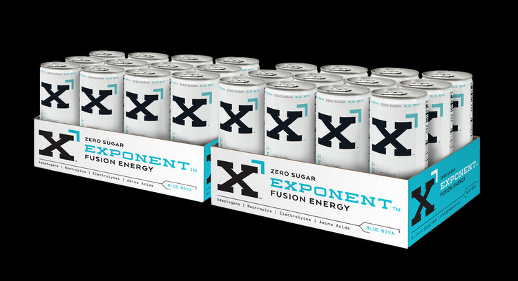 Exponent Energy Exponent Energy Drink Flavour: Blue Nova
Container Size: 355 mL Case of 24 (6 packs of 4)