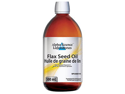 Alpha Science Laboratories_Flax Seed Oil - 500 mL