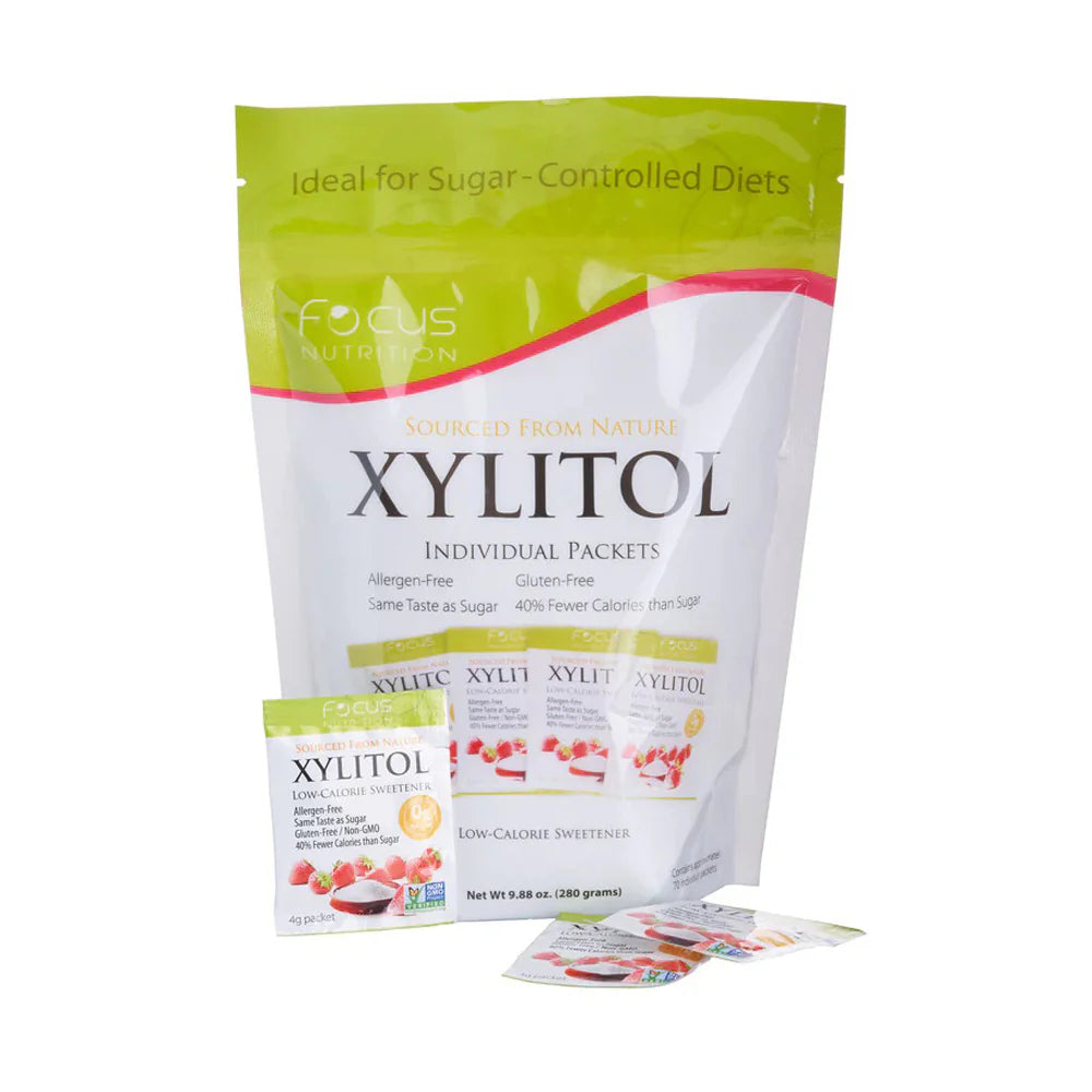 FOCUS NUTRITION XYLITOL GRANULES, 70 4G PACKETS *