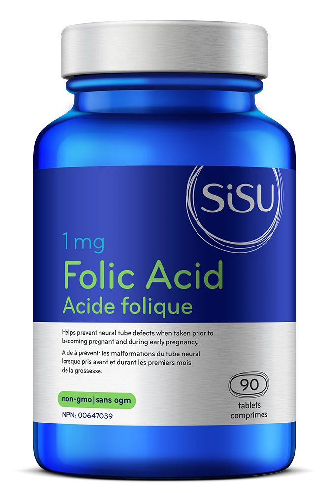 SISU - Folic Acid 1 mg - 90 tabs