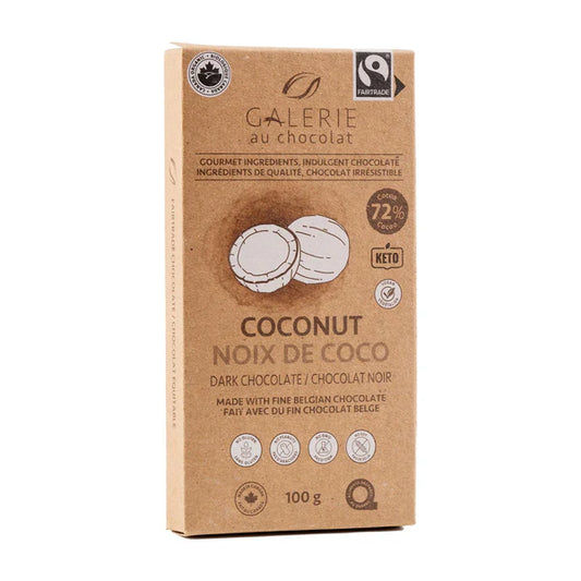 GALERIE AU CHOCOLATE -  Coconut Dark Chocolate     100g