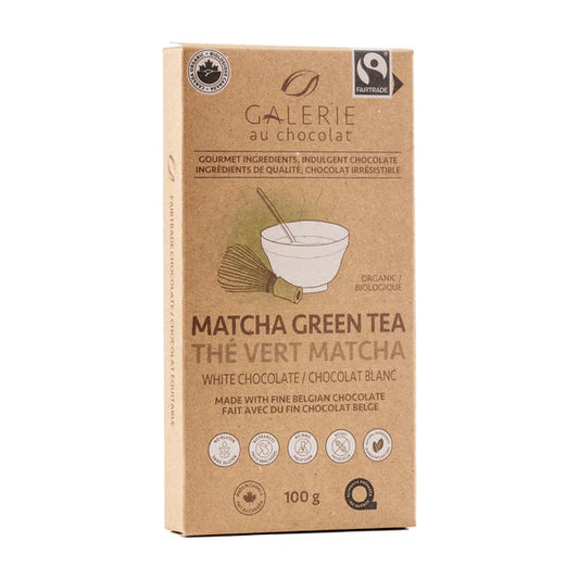 GALERIE AU CHOCOLATE -  Matcha Green Tea White Chocolate  100g