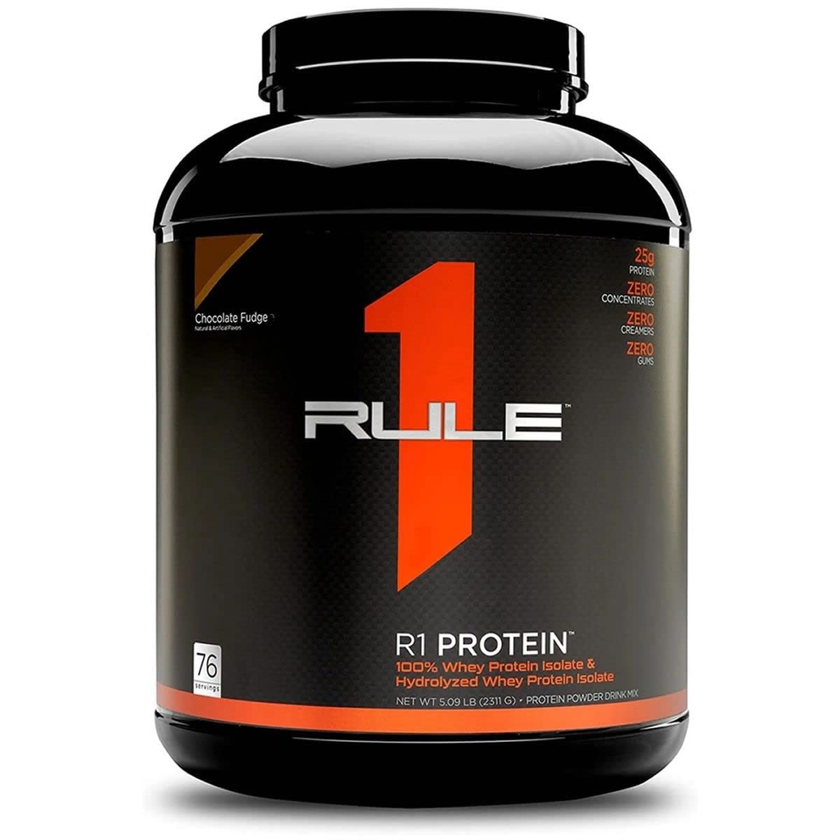 RULE 1   R1 PROTEIN ISOLATE   CHOCOLATE FUDGE   5.03lbs